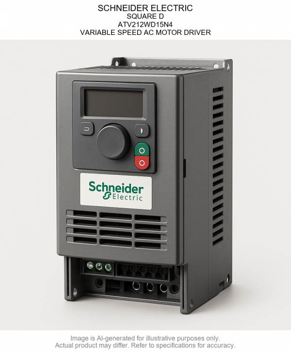 ATV212WD15N4.png SCHNEIDER ELECTRIC; SQUARE D; ATV212WD15N4; VARIABLE SPEED AC MOTOR DRIVER
