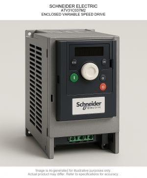 SCHNEIDER ELECTRIC; ATV31C037M2; ENCLOSED VARIABLE SPEED DRIVE