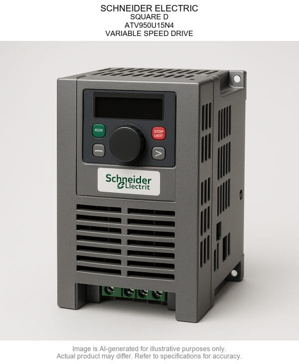 ATV950U15N4.png SCHNEIDER ELECTRIC; SQUARE D; ATV950U15N4; VARIABLE SPEED DRIVE