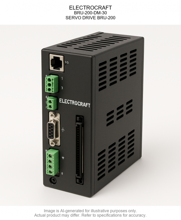 ELECTROCRAFT; BRU-200-DM-30; SERVO DRIVE BRU-200