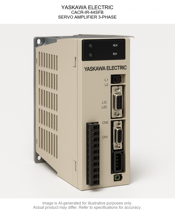 YASKAWA ELECTRIC; CACR-IR-44SFB; SERVO AMPLIFIER 3-PHASE