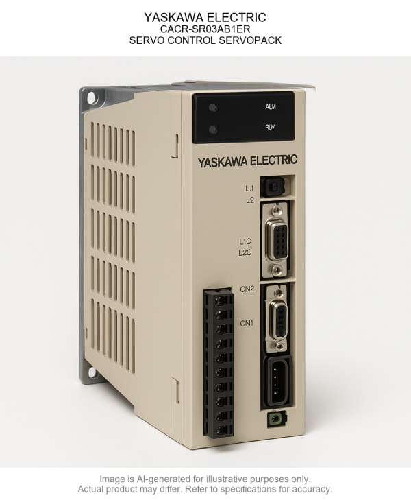 CACR-SR03AB1ER.png YASKAWA ELECTRIC; CACR-SR03AB1ER; SERVO CONTROL SERVOPACK