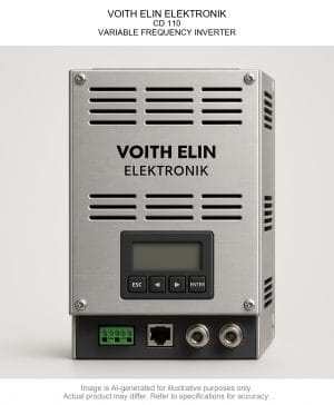 VOITH ELIN ELEKTRONIK; CD 110; VARIABLE FREQUENCY INVERTER