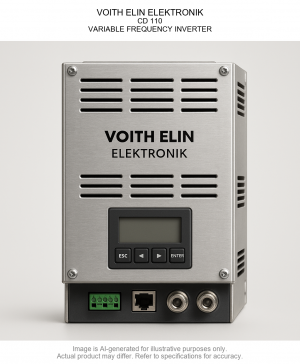 VOITH ELIN ELEKTRONIK; CD 110; VARIABLE FREQUENCY INVERTER