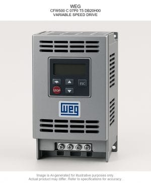 WEG; CFW500 C 07P0 T5 DB20H00; VARIABLE SPEED DRIVE