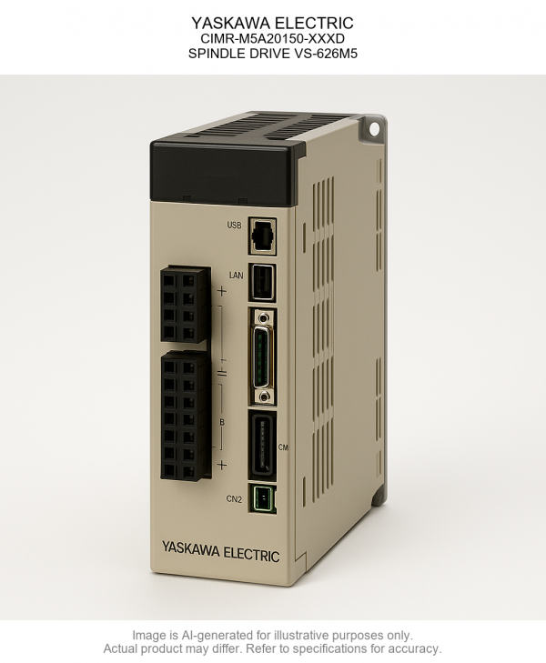 CIMR-M5A20150-XXXD.png YASKAWA ELECTRIC; CIMR-M5A20150-XXXD; SPINDLE DRIVE VS-626M5