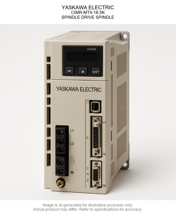 YASKAWA ELECTRIC; CIMR-MTII-18.5K; SPINDLE DRIVE SPINDLE