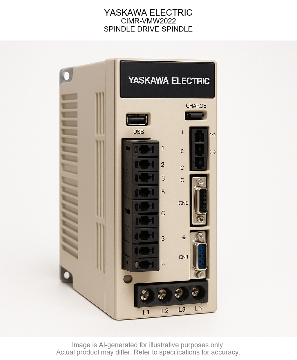 YASKAWA ELECTRIC; CIMR-VMW2022; SPINDLE DRIVE SPINDLE