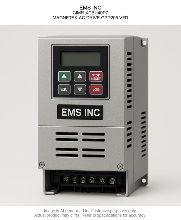 EMS INC; CIMR-XCBU40P7; MAGNETEK AC DRIVE GPD205 Variable Frequency Drive