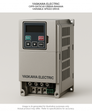 YASKAWA ELECTRIC; CIPR-GA70C4012BBAA-BAAAAA; VARIABLE SPEED DRIVE