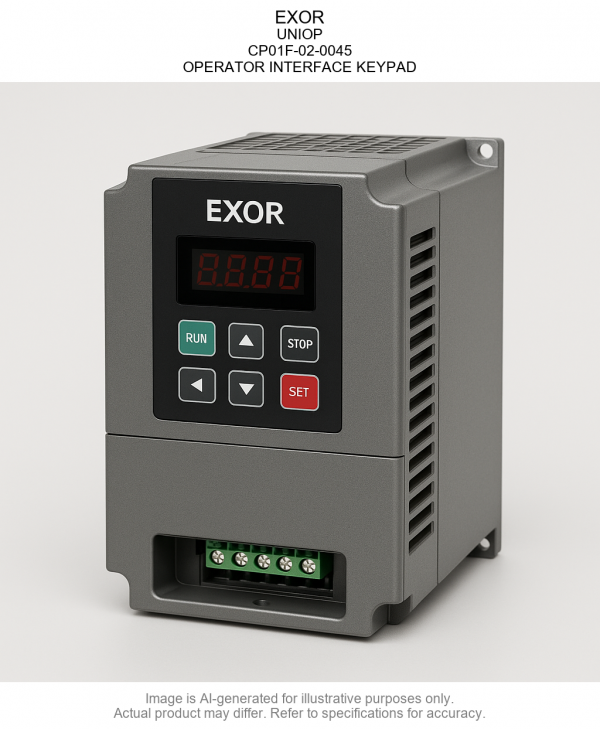 CP01F-02-0045.png EXOR; UNIOP; CP01F-02-0045; OPERATOR INTERFACE KEYPAD