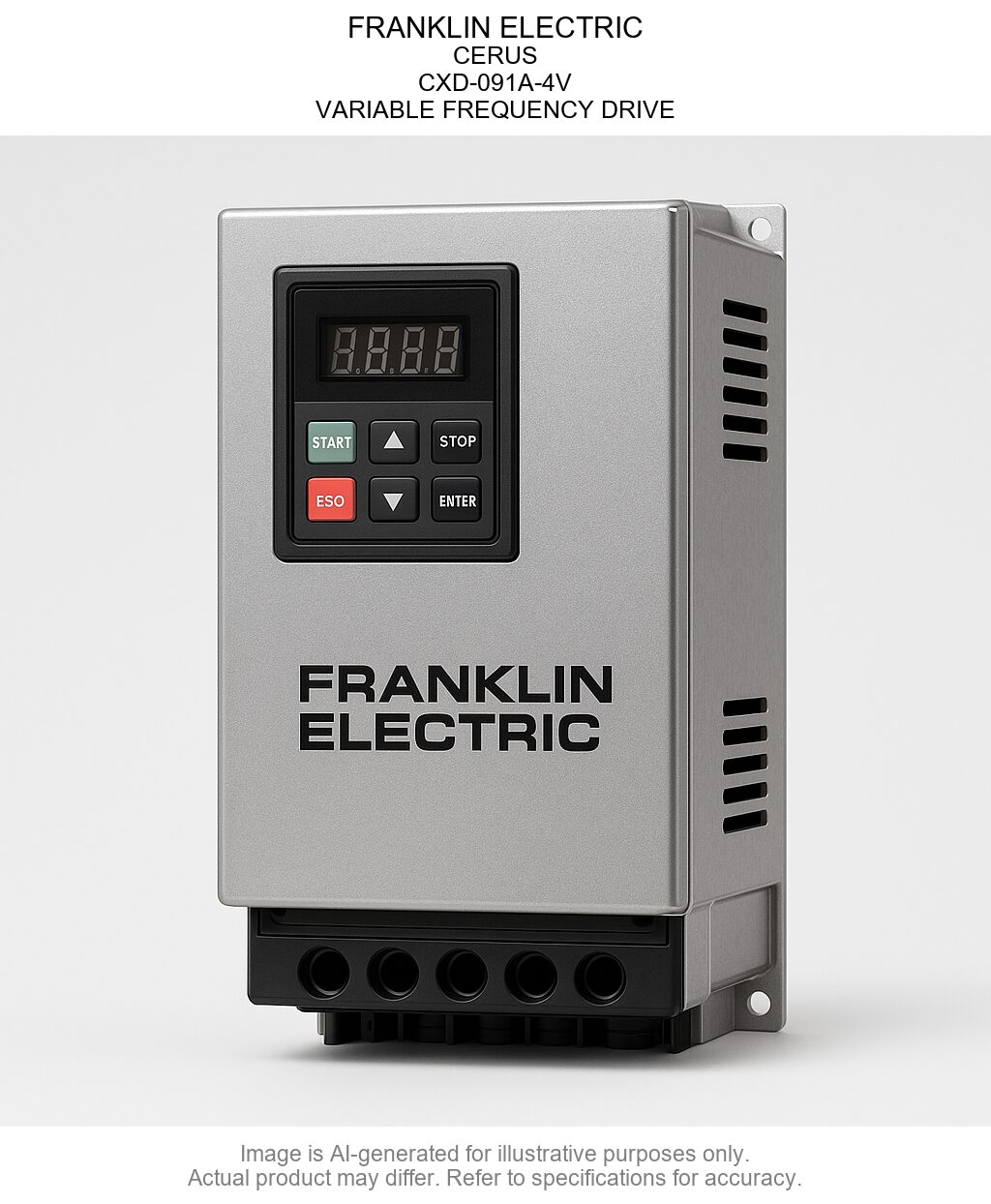 FRANKLIN ELECTRIC; CERUS; CXD-091A-4V; VARIABLE FREQUENCY DRIVE