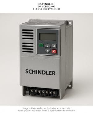 SCHINDLER; DR VCB042 400; FREQUENCY INVERTER