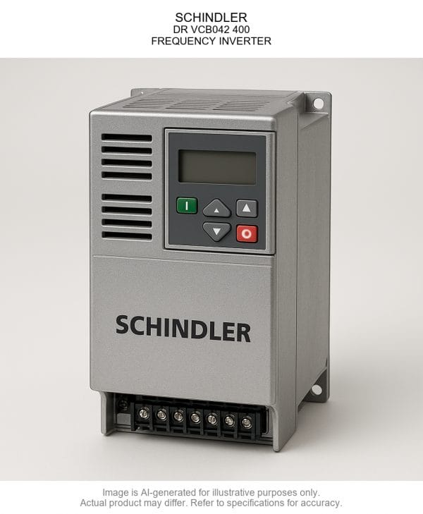 DR20VCB04220400.png SCHINDLER; DR VCB042 400; FREQUENCY INVERTER