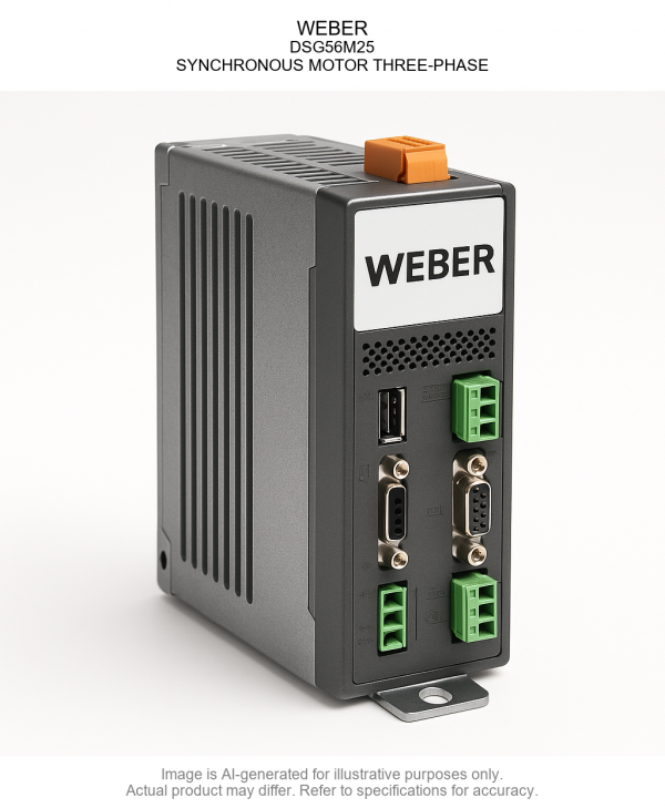 DSG56M25.png WEBER; DSG56M25; SYNCHRONOUS MOTOR THREE-PHASE