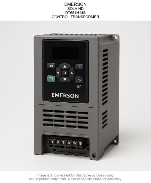 DT651H14S.png EMERSON; SOLA HD; DT651H14S; CONTROL TRANSFORMER