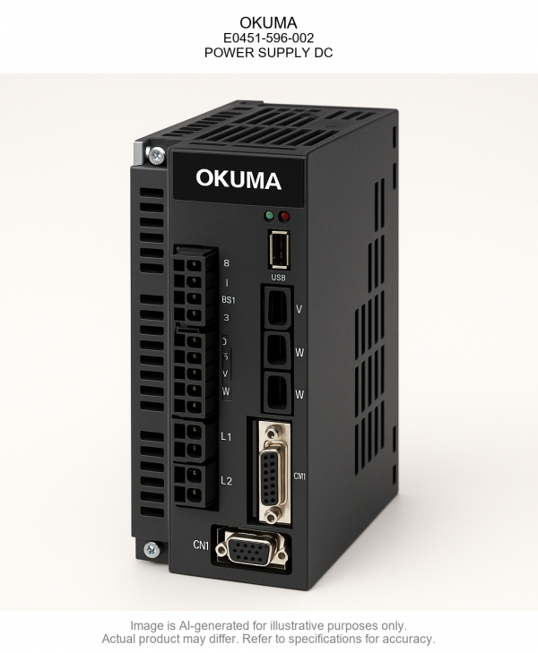 E0451-596-002.png OKUMA; E0451-596-002; POWER SUPPLY DC