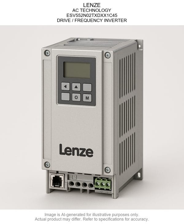 LENZE; AC TECHNOLOGY; ESV552N02TXDXX1C45; DRIVE / FREQUENCY INVERTER