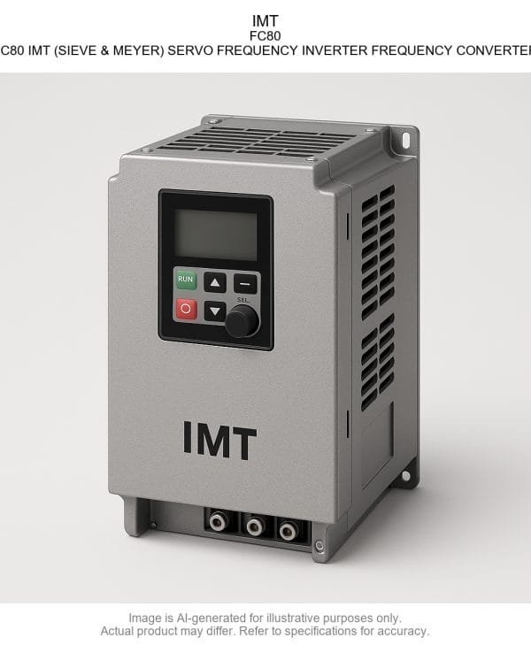 FC80.png IMT; FC80; FC80 IMT (SIEVE & MEYER) SERVO FREQUENCY INVERTER FREQUENCY CONVERTER