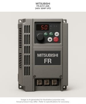 MITSUBISHI; FR-A721-22K; 240V 30HP Variable Frequency Drive