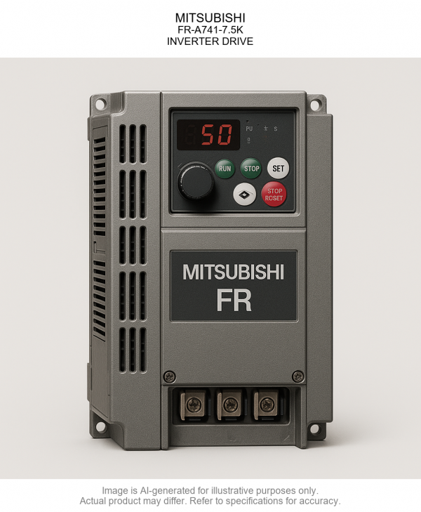 FR-A741-7.5K.png MITSUBISHI; FR-A741-7.5K; INVERTER DRIVE