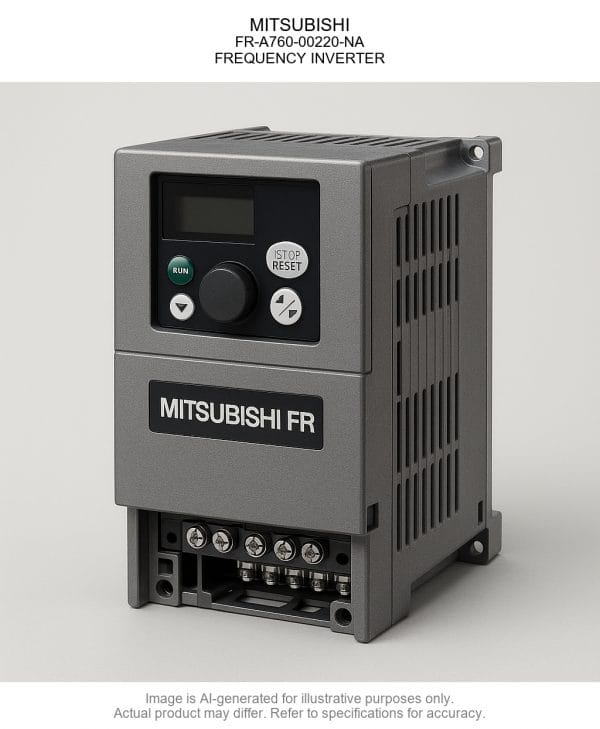 FR-A760-00220-NA.png MITSUBISHI; FR-A760-00220-NA; FREQUENCY INVERTER