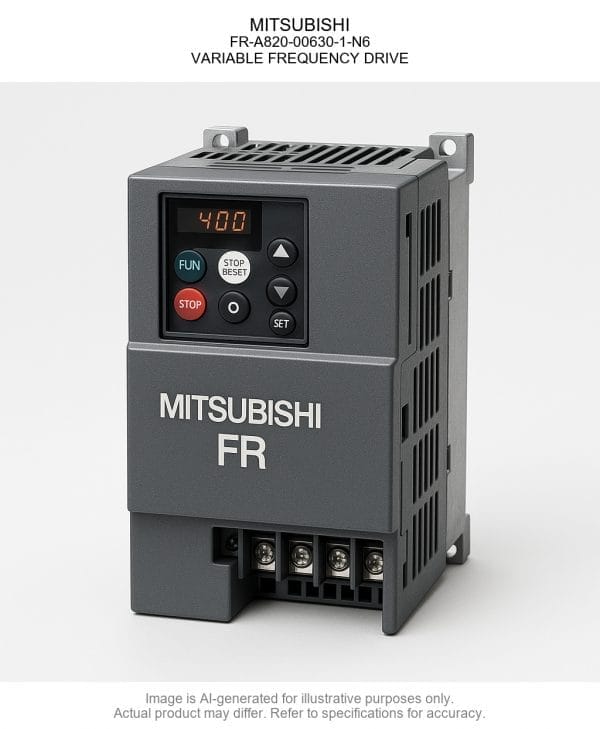 MITSUBISHI; FR-A820-00630-1-N6; VARIABLE FREQUENCY DRIVE