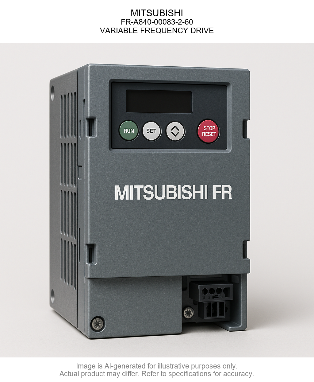 MITSUBISHI; FR-A840-00083-2-60; VARIABLE FREQUENCY DRIVE