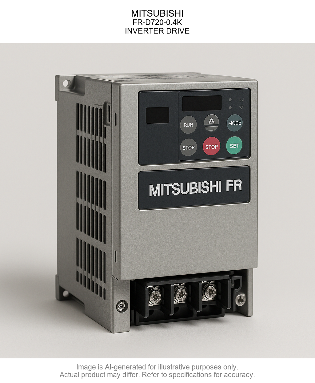 MITSUBISHI; FR-D720-0.4K; INVERTER DRIVE