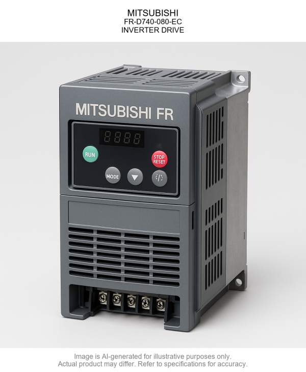 FR-D740-080-EC.png MITSUBISHI; FR-D740-080-EC; INVERTER DRIVE