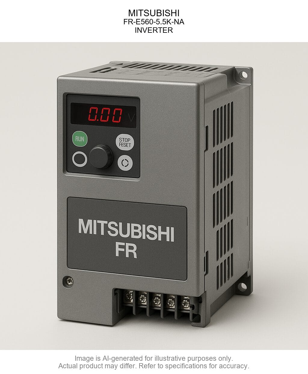 MITSUBISHI; FR-E560-5.5K-NA; INVERTER