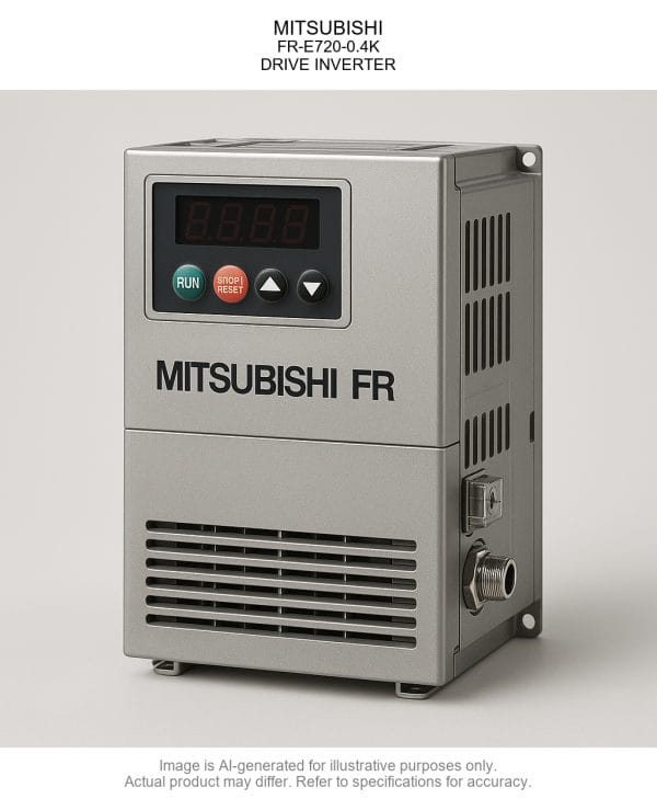 MITSUBISHI; FR-E720-0.4K; DRIVE INVERTER