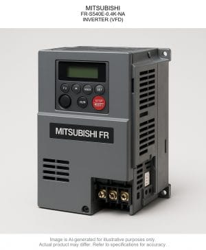 MITSUBISHI; FR-S540E-0.4K-NA; INVERTER (Variable Frequency Drive)