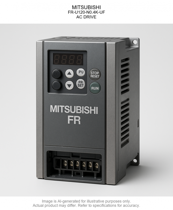 MITSUBISHI; FR-U120-N0.4K-UF; AC DRIVE