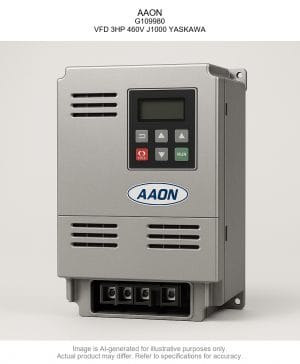 AAON; G109980; Variable Frequency Drive 3HP 460V J1000 YASKAWA