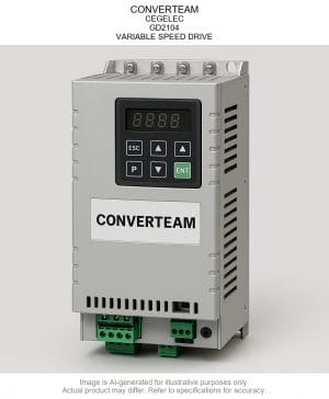 CONVERTEAM; CEGELEC; GD2104; VARIABLE SPEED DRIVE