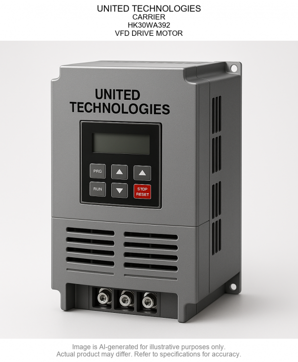 UNITED TECHNOLOGIES; CARRIER; HK30WA392; Variable Frequency Drive DRIVE MOTOR