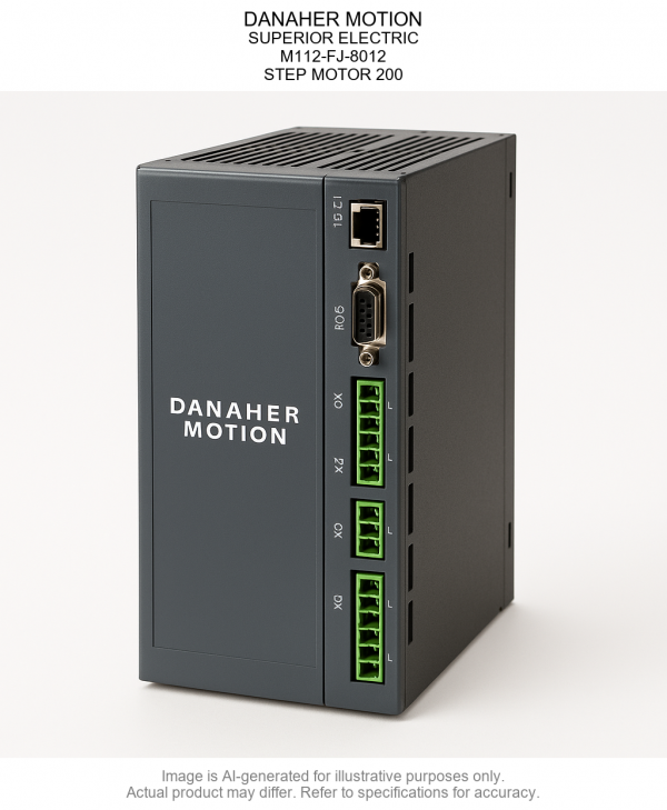 M112-FJ-8012.png DANAHER MOTION; SUPERIOR ELECTRIC; M112-FJ-8012; STEP MOTOR 200