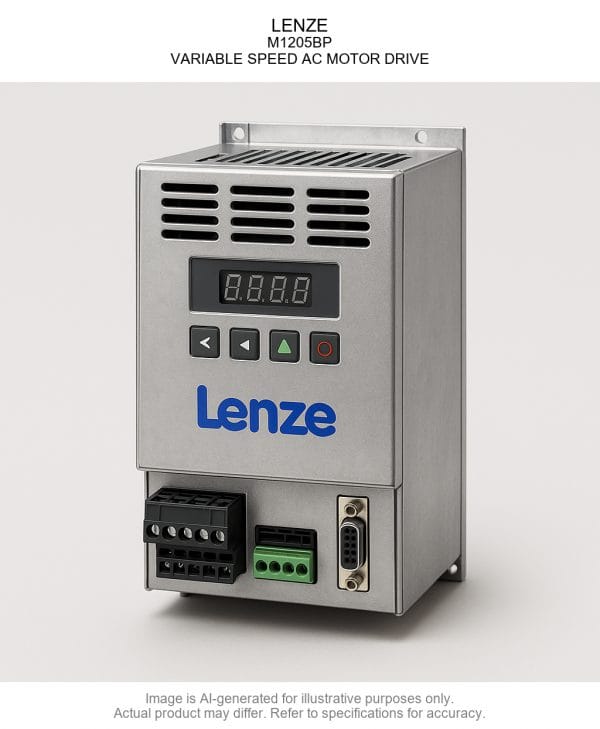 M1205BP.png LENZE; M1205BP; VARIABLE SPEED AC MOTOR DRIVE