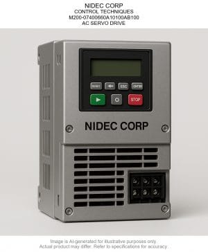 NIDEC CORP; CONTROL TECHNIQUES; M200-07400660A10100AB100; AC SERVO DRIVE