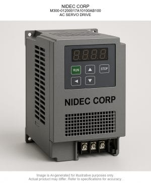 NIDEC CORP; M300-01200017A10100AB100; AC SERVO DRIVE