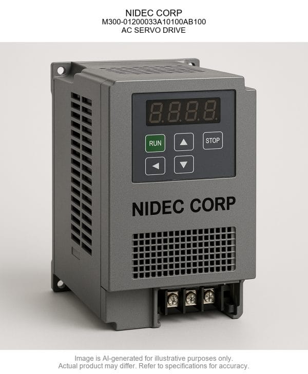 M300-01200033A10100AB100.png NIDEC CORP; M300-01200033A10100AB100; AC SERVO DRIVE