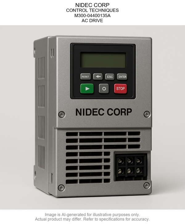 NIDEC CORP; CONTROL TECHNIQUES; M300-04400135A; AC DRIVE