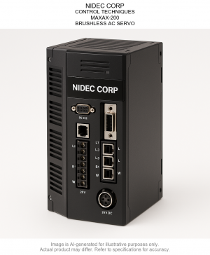 NIDEC CORP; CONTROL TECHNIQUES; MAXAX-200; BRUSHLESS AC SERVO