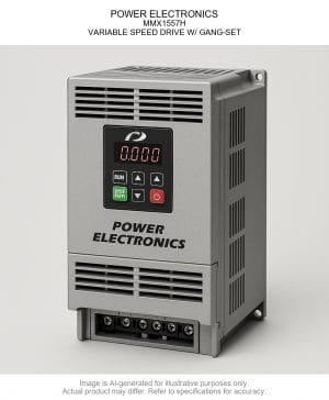 POWER ELECTRONICS; MMX1557H; VARIABLE SPEED DRIVE W/ GANG-SET
