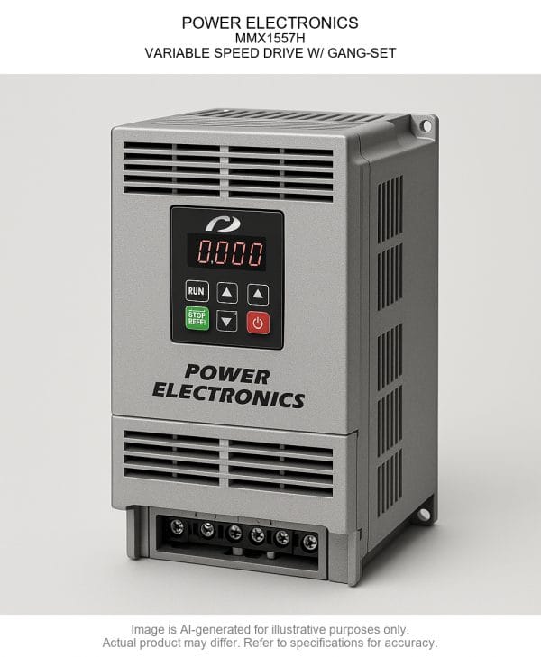 POWER ELECTRONICS; MMX1557H; VARIABLE SPEED DRIVE W/ GANG-SET