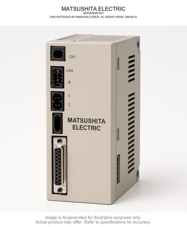 MATSUSHITA ELECTRIC; MSDA083A1A51; AC SERVO DRIVE
