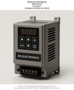 KB ELECTRONICS; MICROPAQ; N2-4302-1; VARIABLE SPEED AC DRIVE