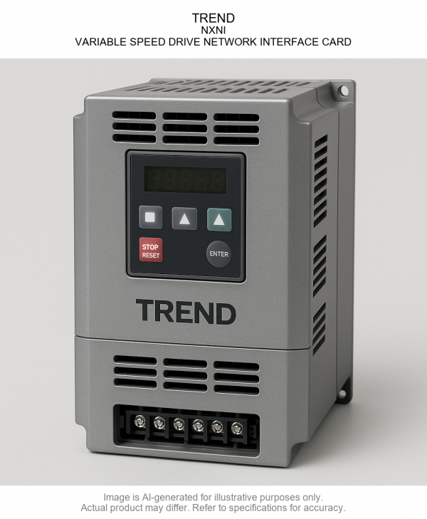 NXNI.png TREND; NXNI; VARIABLE SPEED DRIVE NETWORK INTERFACE CARD