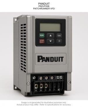 PANDUIT; PR2Variable Frequency Drive06; PATCHRUNNER Variable Frequency Drive